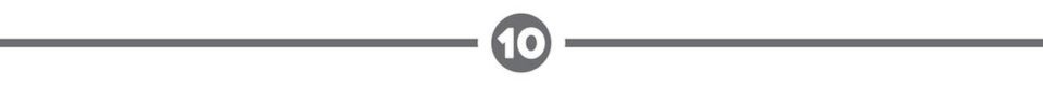 A dividing line with a '10' in the middle.