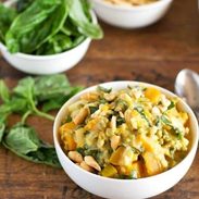 Thai Basil Coconut Lentils
