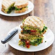 Avocado Veggie Panini - Pinch of Yum