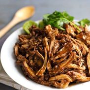 Honey Glazed Crockpot Chicken Adobo - simple pantry ingredients, hardly any hands-on time, 200 calories. | https://be-fit.today