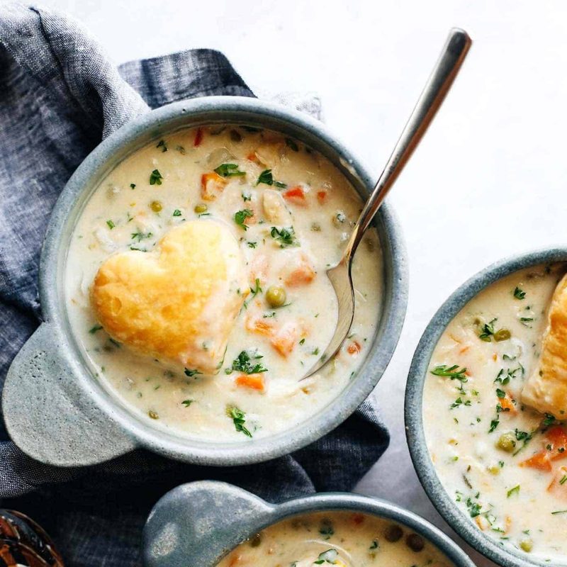 A picture of Slow Cooker Chicken Pot Pie Soup