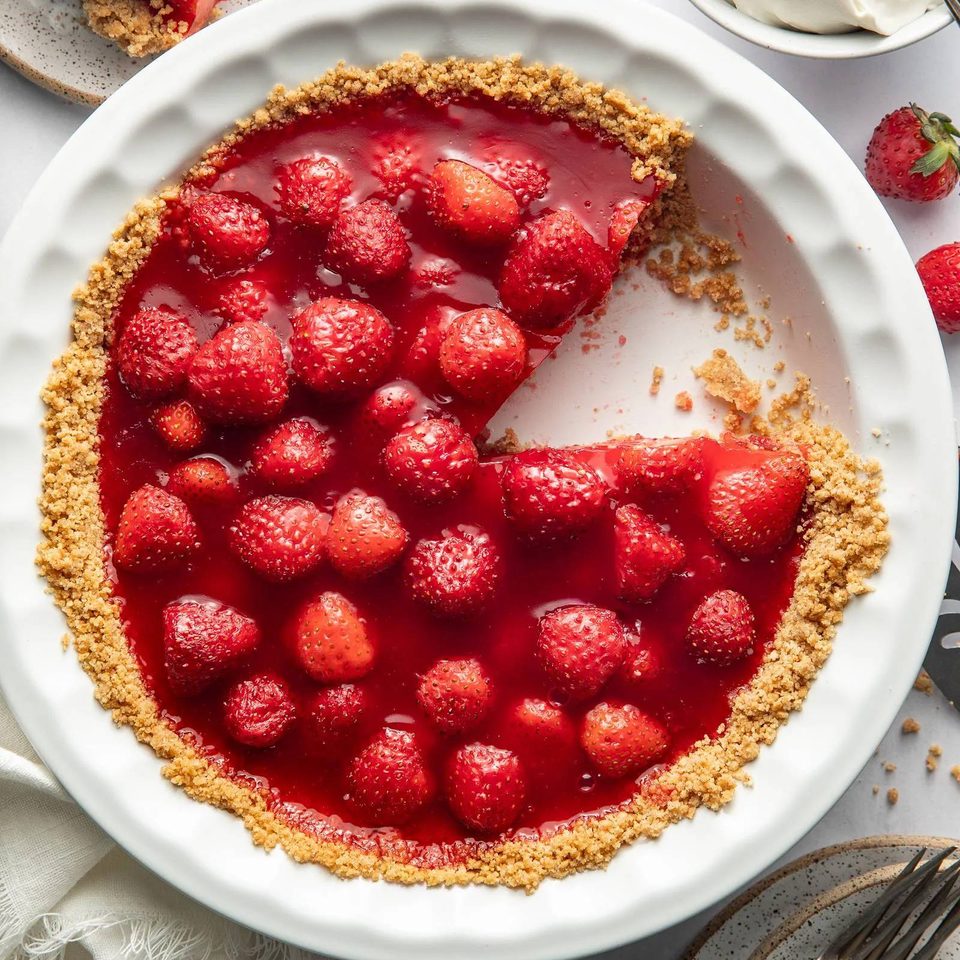 Strawberry pie.