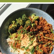Teriyaki Tofu Bowls pin