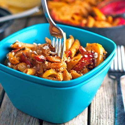 A picture of Skinny Fajita Shrimp Pasta